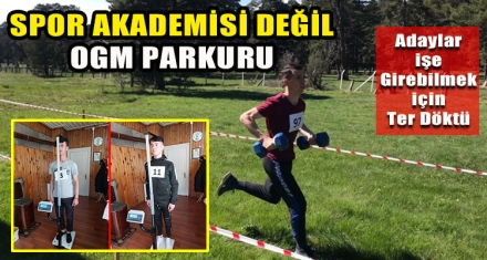 SPOR AKADEMİSİ DEĞİL OGM PARKURU