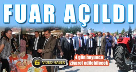 TARIM VE MOBİLYA FUARI AÇILDI