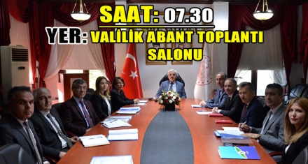 VALİLİKTE ERKEN MESAİ 