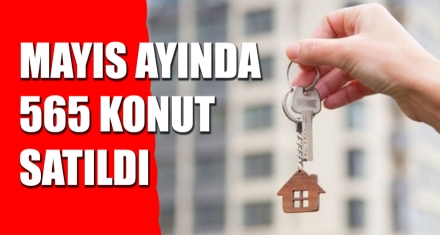 MAYIS AYINDA 565 KONUT SATILDI