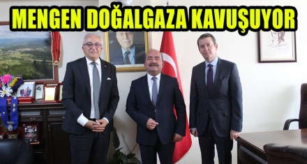 MENGEN DOĞALGAZA KAVUŞUYOR
