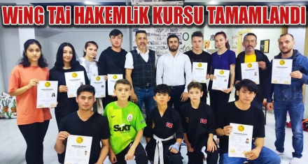 WİNG TAİ HAKEMLİK KURSU TAMAMLANDI 