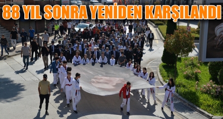 88 YIL SONRA YENİDEN KARŞILANDI