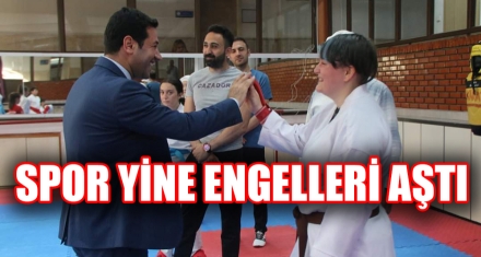 SPOR YİNE ENGELLERİ AŞTI