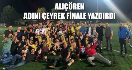 ALIÇÖREN, ADINI ÇEYREK FİNALE YAZDIRDI