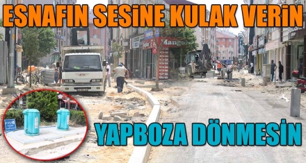 ESNAFIN SESİNE KULAK VERİN