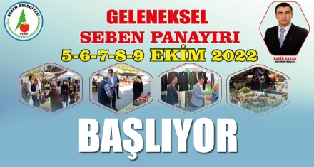 GELENEKSEL SEBEN PANAYIRI BAŞLIYOR