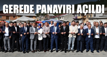 GEREDE PANAYIRI AÇILDI