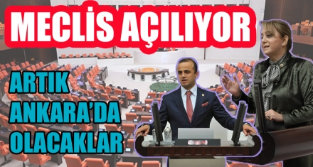 MECLİS AÇILIYOR 