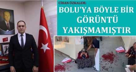 ÖZKALEM; ‘BOLU'YA BÖYLE BİR GÖRÜNTÜ YAKIŞMAMIŞTIR'