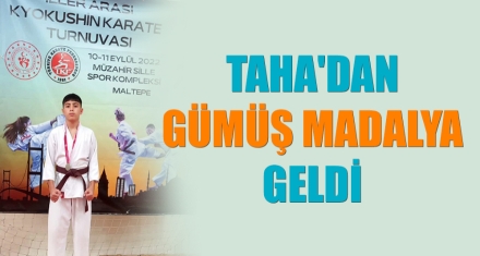 TAHA'DAN GÜMÜŞ MADALYA GELDİ