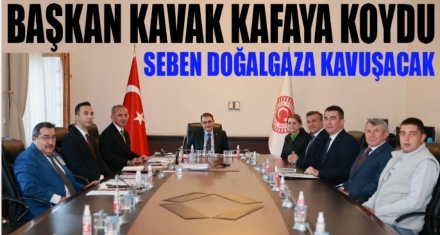 BAKAN DÖNMEZ'E DOĞALGAZ TEŞEKKÜRÜ