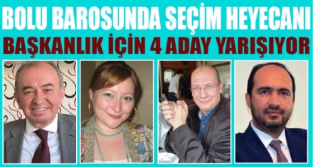 BAŞKANLIK İÇİN 4 ADAY YARIŞIYOR