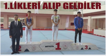 BİRİNCİLİKLERİ ALIP GELDİLER