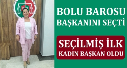 BOLU BAROSUNDA YENİ BAŞKAN VE YÖNETİM BELLİ OLDU