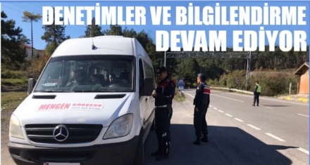 MENGEN'DE SİVİL DENETİM YAPILDI