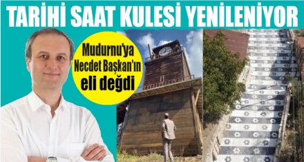 MUDURNU'YA BAŞKAN TÜRKER'İN ELİ DEĞDİ