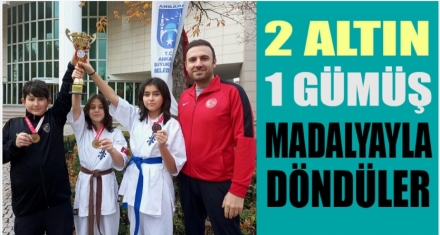 2 ALTIN 1GÜMÜŞ MADALYA BOLU'NUN 