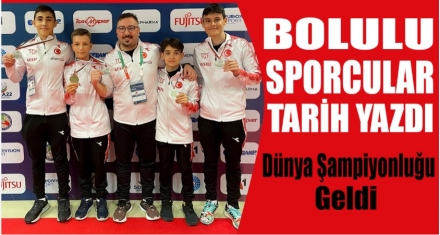 BOLULU SPORCULAR TARİH YAZDI