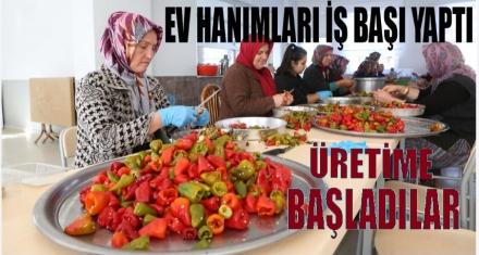 KADINLAR İŞ BAŞI YAPTI 