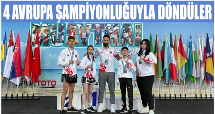 MUAYTHAI'DAN 4 AVRUPA KUPASI ŞAMPİYONLUĞU