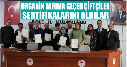 SERTİFİKALARINI ALDILAR 