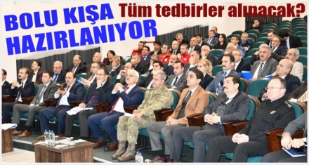 BOLU KIŞA HAZIRLANIYOR 