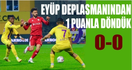 LİDERDEN 1 PUANLA DÖNDÜK 