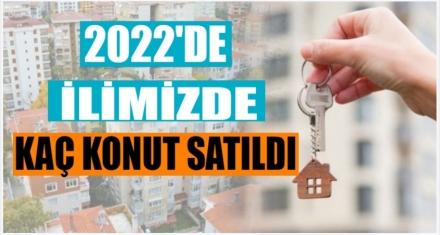 2022 YILINDA BOLU'DA KAÇ KONUT SATILDI