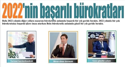 2022 yılında Bolu'ya katkıları büyük oldu