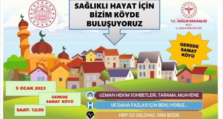 BU KEZ SAMAT KÖYÜNDE OLACAKLAR 