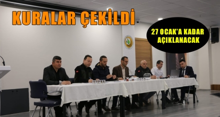KURALAR ÇEKİLDİ
