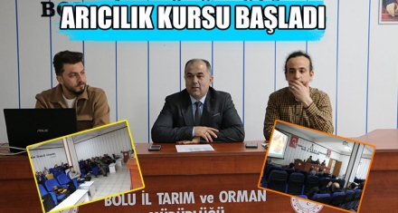 ARICILIK KURSU BAŞLADI