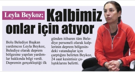Bolu Belediyesi desteğini hiç kesmedi 