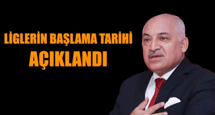 LİGLERİN BAŞLAMA TARİHİ AÇIKLANDI