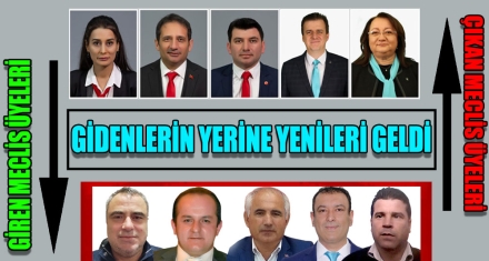 GİDENLERİN YERİNE YENİLERİ GELDİ 