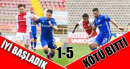 LİDERE DİŞ GEÇİREMEDİK 