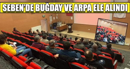 SEBEN'DE BUĞDAY VE ARPA ELE ALINDI