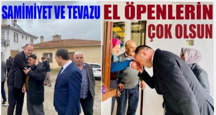 AKGÜL KAPI KAPI GEZİYOR