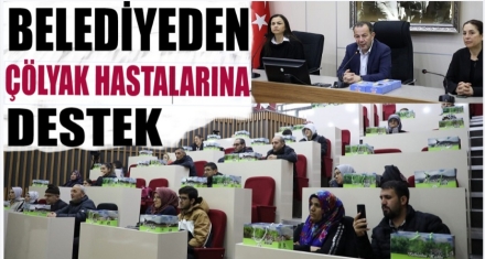 BELEDİYEDEN ÇÖLYAK HASTALARINA DESTEK