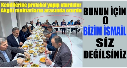 BUNUN İÇİN O BİZİM İSMAİL