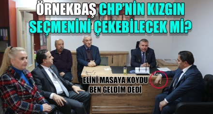 ÖRNEKBAŞ CHP'NİN KIZGIN SEÇMENİNİ ÇEKEBİLECEK Mİ?