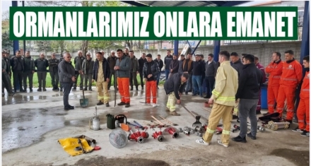 ORMANLARIMIZ ONLARA EMANET
