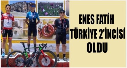 ENES TÜRKİYE 2'İNCİSİ OLDU
