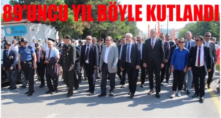 89'UNCU YILI BÖYLE KUTLANDI