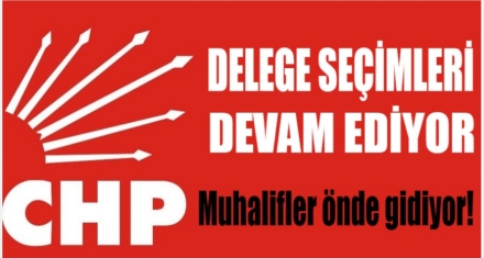 CHP'DE DELEGE SEÇİMLERİ DEVAM EDİYOR