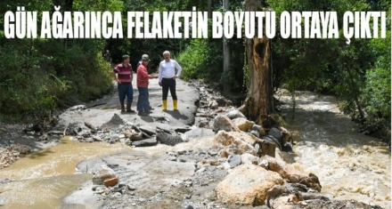 FELAKETİN BOYUTU ORTAYA ÇIKTI