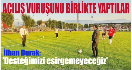 DURAK; ‘DESTEKLERİMİZİ ESİRGEMEYECEĞİZ'