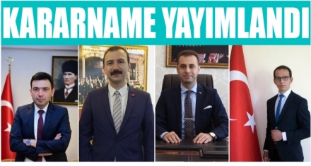 KARARNAME YAYIMLANDI 