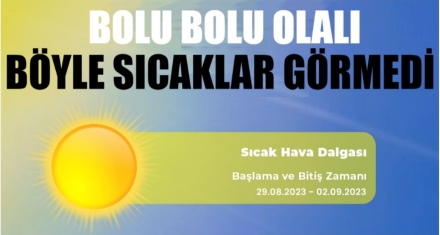 SICAKLIKLAR DEVAM EDECEK 